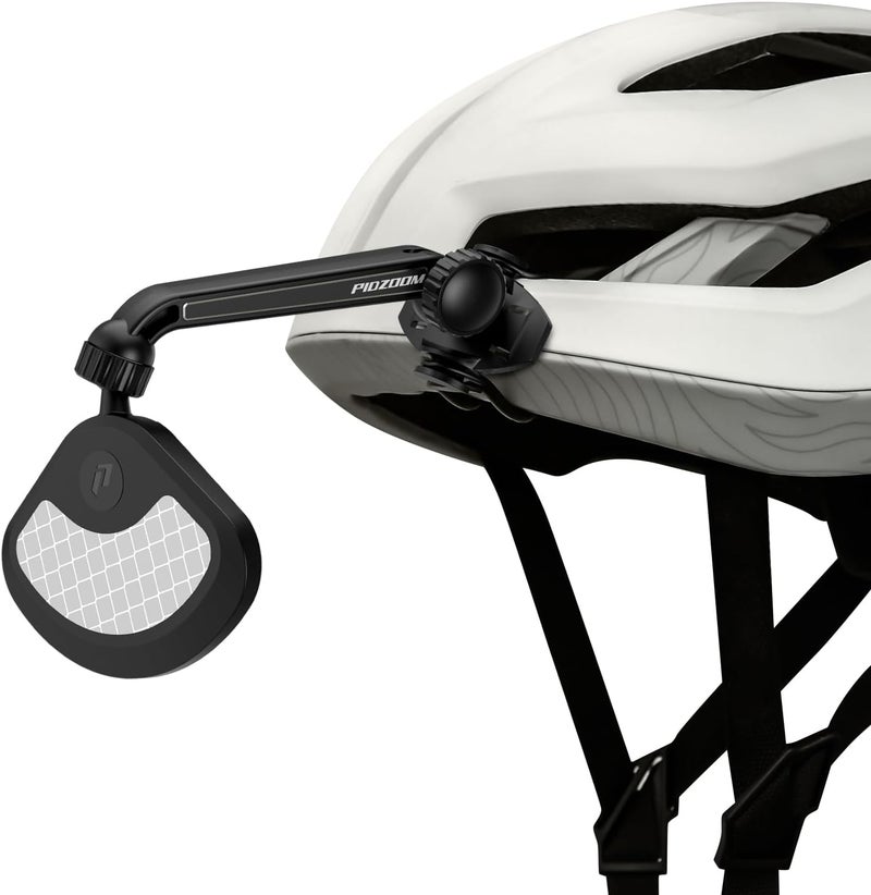 PidZoom Bike Helmet Mirror for Cycling- 360° Adjustable and Rotatable Safe Rearview Mirror for Bicycle Riding Accessories and Other Outdoor Activities, Easy to Install - Image 1